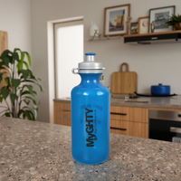 Bouteille de sport en plastique personnalisée sans BPA, à pression, pour Powerade, camping, vente chaude