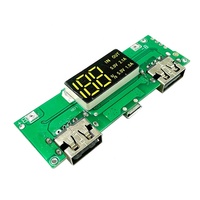LED double USB 5V 2.4A type-c/USB banque d'alimentation Mobile 18650 Module de charge batterie au Lithium carte de chargeur Circuit