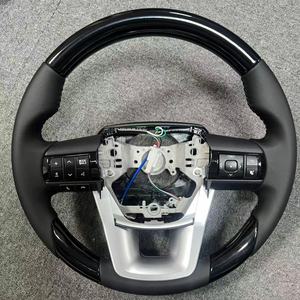 Accessoires de voiture pour <span class=keywords><strong>Toyota</strong></span> Hilux Revo Land Cruiser LC79 LC76 LC70 LC300 <span class=keywords><strong>GR</strong></span> Volant noir piano - Product Image 1