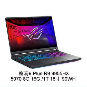 ROG Strix G15 9 Plus G814 R9 9955HX 5070 แรม 8GB แล็ปท็อปเกมมิ่ง 18 นิ้ว Windows รับประกันทั่วประเทศ - Product Image 3