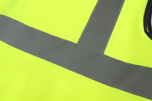 Chaleco DE SEGURIDAD reflectante Ropa resistente al fuego Clase 3 Ropa DE TRABAJO reflectante de alta visibilidad Gilet De Securite para hombres Fluorescente OEM - Product Image 6