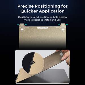 Placa de Construcción Creality Ender 3 S1 Pro, Lámina PEI de 235x235mm, Superficie Magnética Flexible con Textura de Resorte - Product Image 4