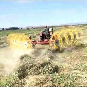 Râteau à disques rotatif <span class=keywords><strong>pour</strong></span> <span class=keywords><strong>tracteur</strong></span>, type suspension, <span class=keywords><strong>pour</strong></span> recyclage d'herbe, de paille et de feuilles - Product Image 3