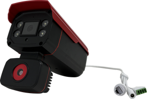 Caméra Bullet Réseau AI COMS Bova avec Audio Bidirectionnel, Détection <span class=keywords><strong>de</strong></span> Fumée et Incendie, Vision Nocturne 2K, POE, <span class=keywords><strong>WIFI</strong></span>, 4G pour Système d'Alerte Précoce aux Incendies - Product Image 2