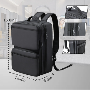 Sac de Barbier Professionnel avec Plateau Amovible, Diviseurs Ajustables, Grand Sac de Coiffeur, Sac à Dos de Voyage, Boîte à Tondeuses - Product Image 6