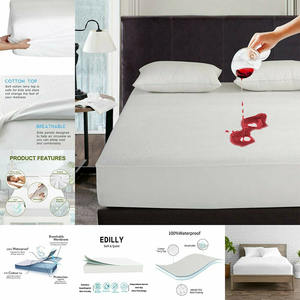<span class=keywords><strong>PVC</strong></span>-Tasche verpackt Matratzen schoner Hotel Wasserdicht Terry Queen Size Pocket Quilted Matratze <span class=keywords><strong>Protector</strong></span> - Product Image 6
