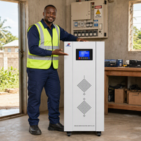 Stabilisateur de tension automatique triphasé 50 kVA 380 V avec servomoteur AVR compatible générateur, large plage d'entrée pour usine et atelier en Afrique