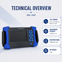Oferta Especial: Comprobador de Resistencia DC para Transformadores ZRS-10AP en Stock, Envío en 7 Días, Digital, para Mantenimiento de Subestaciones