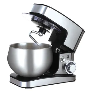 Stand Electric Food Mixer Chef Machine Stainless Steel 5L Bowl Cream Blender Knead Dough Cake Bread Whisk Egg Beater