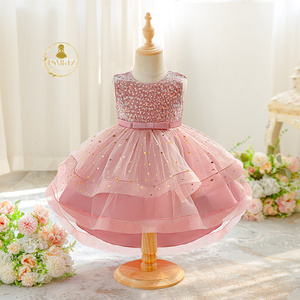 FSMKTZ Promotion Style Mode Filles Robes De Soirée Fantaisie Bébé Robes <span class=keywords><strong>Robe</strong></span> De Bal Courte pour 6M-3 Ans Fille <span class=keywords><strong>Robe</strong></span> D'été Enfants - Product Image 1