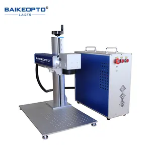 Professional Metal Tube CO2 Split Laser Marking Machine For Silver And Gold Name Necklace Laser Engraving Machine