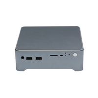 Mini PC Linux de ultra bajo consumo con unidad SSD Ranura Pci Express Celeron 5205U Ranura SIM de refrigeración sin ventilador 4K