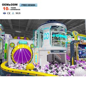 Aire de jeux en <span class=keywords><strong>plastique</strong></span> intérieure de haute qualité pour enfants avec carrousel de boules océaniques pour les écoles et les centres commerciaux - Product Image 6