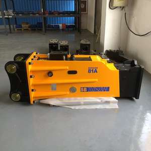 Martillo hidráulico SB81A tipo caja SOOSAN con acumulador para excavadoras de 18-26 toneladas con caja de herramientas de repuesto. - Product Image 4