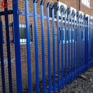 En gros Piquet de Clôture En Acier <span class=keywords><strong>tours</strong></span> protection clôture de Palissade en acier avec fil de rasoir - Product Image 4