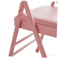 Chaise de méditation pliable SENTI, modèle unisexe, design coussin, sans dossier, support standard en acier au carbone, cuir PU, longueur 81 cm
