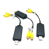 Adaptor Output Video Meihua USB ke CVBS 2 Output CVBS RCA Pemutar Multimedia Android TV Kabel USB 5V DC Kombinasi Radio Mobil DVD