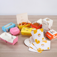 Barquettes et boîtes alimentaires jetables multicolores, designs variés pour la restauration, les plats à emporter, la restauration rapide, les événements et les fêtes