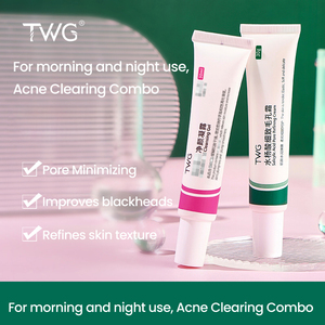 TWG RTS Crema Viso all'Acido Salicilico 30ml in Offerta Speciale, Gel Detergente <span class=keywords><strong>Delicato</strong></span> e Levigante per Pelle, Set Crema Viso Anti-Acne Giorno e Notte - Product Image 2