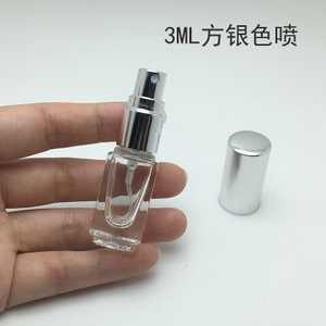 Glass Perfume Spray <b>Bottle</b> 3Ml <b>Mini</b> Size Portable Sample <b>Bottle</b> With Dropper For Travel Fragrance - Product Image 3