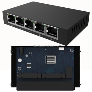 Good Price Mini Type Metal <b>Case</b> 5GE <b>Switch</b> 5-Port 10/100/1000Mbps Unmanaged Ethernet <b>Switch</b> - Product Image 3