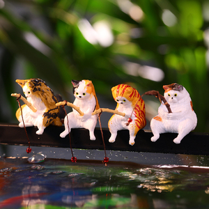 حوض أسماك منزل الأناناس الأسماك والجمبري إخفاء منزل حوض أسماك الزينة المناظر الطبيعية - Product Image 3