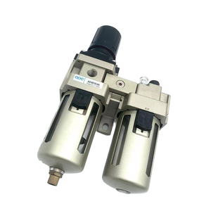 CHACS BC2000 Unité de Traitement d'Air Combinée en Alliage d'Aluminium (Filtre, Régulateur, Lubrificateur) pour Compresseur Pneumatique - Product Image 1