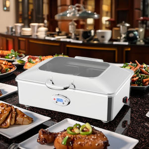 เซิร์ฟเวอร์บุฟเฟ่ต์สี่เหลี่ยมไฟฟ้าซีรีส์ Sunnex Venice สำหรับจัดเลี้ยงในโรงแรมร้านอาหาร8.5L - Product Image 6