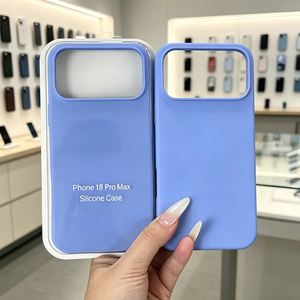 JOYPORODO S002 <span class=keywords><strong>Coque</strong></span> de téléphone en <span class=keywords><strong>silicone</strong></span> liquide souple en caoutchouc pour iPhone 18 <span class=keywords><strong>Pro</strong></span> Max <span class=keywords><strong>Coque</strong></span> de téléphone fine et mince - Product Image 4