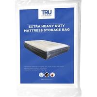 Heavy Duty King Colchón Cubierta de plástico Bolsas protectoras 5 Mil