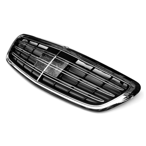 Rejilla frontal sin visión nocturna para Mercedes, kit de carrocería con estilo S65, compatible con modelos W222 S, clase S680S560, 2014 a 2019 - Product Image 6