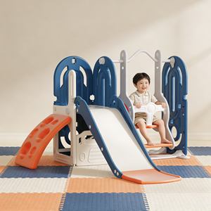 Estructura de Escalada Profesional para Interiores con Tobogán para Entrenamiento Deportivo Juvenil en Casa - Product Image 1