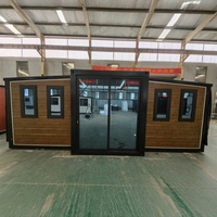 Casa Contenedor Expandible de 20 y 30 pies, Edificio Modular Prefabricado para Alojamiento de Trabajadores de Campamentos de Construcción, Suministro de Fábrica