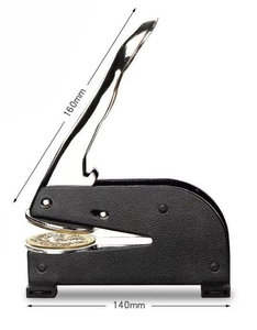 Sceau à embosser en métal pour <span class=keywords><strong>notaire</strong></span>, personnalisable, pour papier, cuir et sceau à sec - Product Image 1