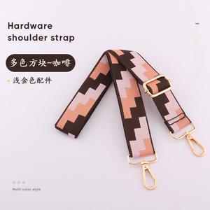 Màu tương phản vuông kiểm tra Vai Túi dây đeo vai mới Ba Lô Túi dây đeo có thể được điều chỉnh tự do kính thiên văn - Product Image 6