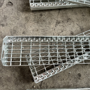 Cầu thang Tread ngoài trời cầu thang kim loại mạ kẽm bước - Product Image 5
