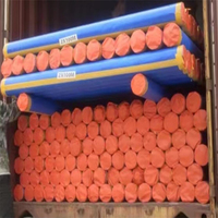 Fournisseur d'usine, bâche en plastique HDPE coréen de qualité supérieure, imperméable, résistante, bleu orange, 2 m x 100 m, rouleau de bâche