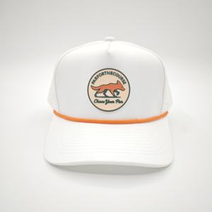 Casquettes de baseball et chapeaux de golf ajustables à 5 panneaux avec logo personnalisé, patch en caoutchouc, imperméables, en tissu Dobby Dot Argyle, avec couleurs personnalisées - Product Image 4