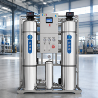 Système de filtration d'eau par osmose inverse commercial, cuve sous pression, moteur 1000L/H, haute capacité, pour l'eau potable