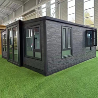 Casa Contenedor de Acero Verde de Lujo, Impermeable, de 20 pies/40 pies, con Control Inteligente, Completamente Amueblada para Uso en Hoteles y Apartamentos