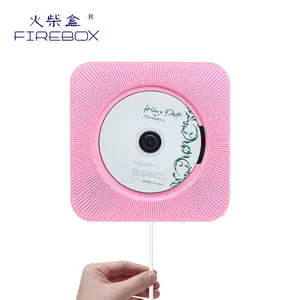 reproductor de cd y cassette Suppliers-Reproductor de cd/mp3, reproductor de cd portátil rosa con cassette