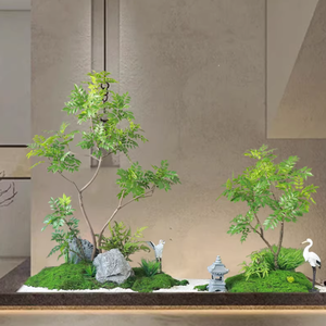 ต้นไม้พลาสติกประดิษฐ์ ทนทานต่อรังสียูวี เป็นมิตรกับสิ่งแวดล้อม เหมาะสำหรับตกแต่งภายในอาคาร ใช้ตกแต่งโรงแรม ห้องน้ำชา หรือในงานวันเกิด - Product Image 3