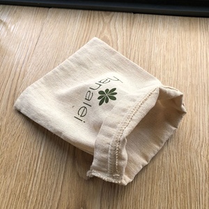 Sac cadeau cosmétique en jute bio, sac d'emballage cosmétique en toile de jute avec cordon de serrage - Product Image 5