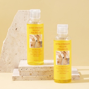 Huile Exfoliante Puissante pour Unifier le Teint et Blanchir les Jointures, Force <span class=keywords><strong>Extra</strong></span>, Huile Peeling Jaune pour Peaux Foncées - Product Image 5
