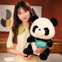 Peluche Panda Sac à Dos en Coton PP Super Doux Anti-Stress, Cadeau d'Anniversaire pour Enfants