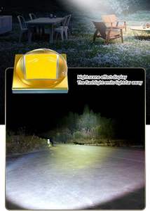 Lámpara de Camping Solar Portátil 2024, Recargable Tipo-C, Bombilla LED de Emergencia con Banco de Energía, Venta al Por Mayor - Product Image 2