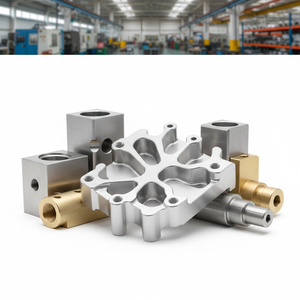 บริการงานกลึงซีเอ็นซี ชิ้นส่วนอะลูมิเนียม สแตนเลส งานกัด 5 แกน งานกลึง ชิ้นส่วนตามสั่ง งานโลหะความแม่นยำสูง บริการ OEM - Product Image 1