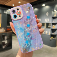 Nouvelle mode, étuis pour téléphone portable, coque de protection portable pour appareil photo, coque arrière scintillante pour iPhone 13 Pro Max, sac