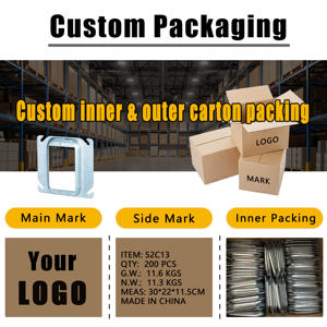 Couvercle <span class=keywords><strong>de</strong></span> boîte électrique carré en acier <span class=keywords><strong>de</strong></span> 4 pouces avec surélévation <span class=keywords><strong>de</strong></span> 1/2 pouces pour le montage d'appareils à un seul groupe Anneau métallique en plâtre - Product Image 6