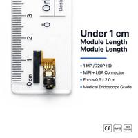 Module de caméra endoscopique 1280x720 avec capteur CMOS 1.0MP USB 2.0 et 4 LED, fréquence d'images réglable pour usage médical et visuel sur écran